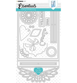 STENCILSL380 Studio Light Cutting &amp; Emb. Die Journal Essentials nr.380