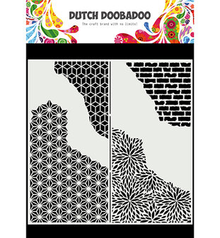 470.715.822  Dutch Doobadoo Mask Art Slimline Cracked Patterns