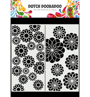 470.715.823 Dutch Doobadoo  Mask Art Slimline Flowers