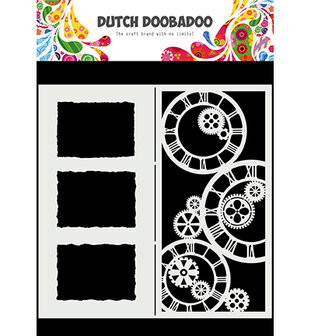 470.784.005 Dutch Mask Art Slimline Clocks