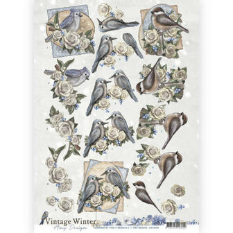 CD10984 3D knipvel - Amy Design - Vintage winter - Winter Birds.jpg