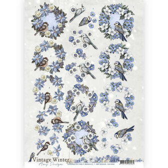 CD10982 3D knipvel - Amy Design - Vintage winter - Wreaths.jpg