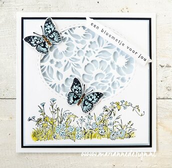 TC0879  Clearstamps and Dies - Marianne Design - Tiny&#039;s Butterflies vb
