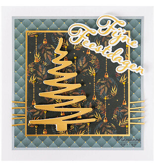 CR1669 Snijmallen - Marianne Design - Zig zag tree