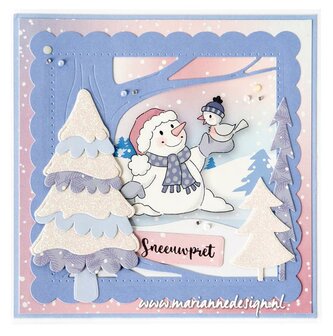 AK0094 Knipvel - Marianne Design - Eline&#039;s Winter Dreams