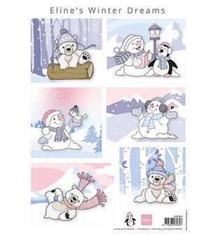 AK0094 Knipvel - Marianne Design - Eline&#039;s Winter Dreams