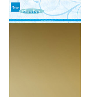 CA3134 Mirror paper gold Marianne Design