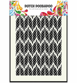 470.715.123 Mask Art Floral Leaves Dutch Doobadoo