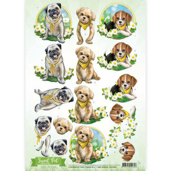 CD10960 3D Knipvel - Amy Design - Sweet Pet- Dogs