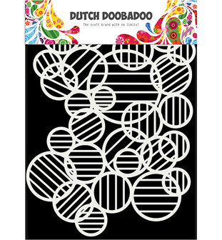 470.715.132  Mask Art Circle lines Dutch Doobadoo