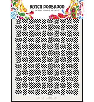 470.715.134 Dutch Doobadoo Mask Art stripe pattern los