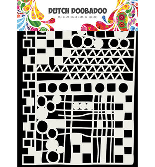470.715.137 Dutch Doobadoo Mask Art Geo mix