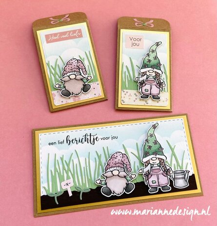CS1127 Clearstamps and dies - Marianne Design - Lucky Gnome vb