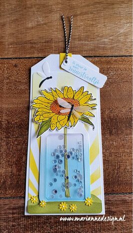 TC0903 Marianne Design - Clearstamps and dies - Tiny's Flowers - Sunflower vb