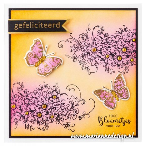 TC0879  Clearstamps and Dies - Marianne Design - Tiny's Butterflies vb
