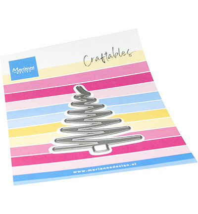 CR1669 Snijmallen - Marianne Design - Zig zag tree