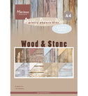 PK9170 Pretty Papers Bloc Wood Stone A4