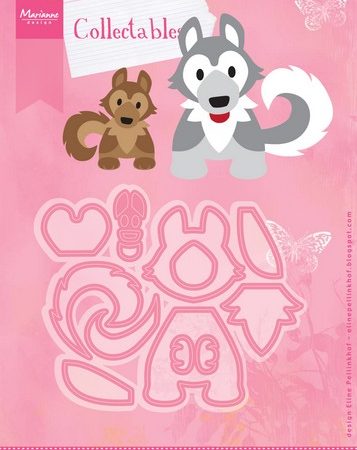 Marianne Design - Collectables snijmallen - Husky's COL1414
