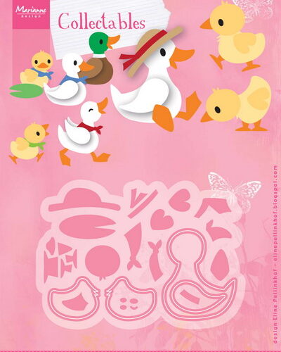 Marianne Design - Collectables snijmallen - Elines Duck family COL1428