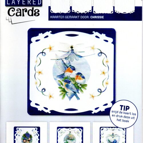 LC4K10027 Findit Media - Hobbyboek - Frame Layered Cards no.27