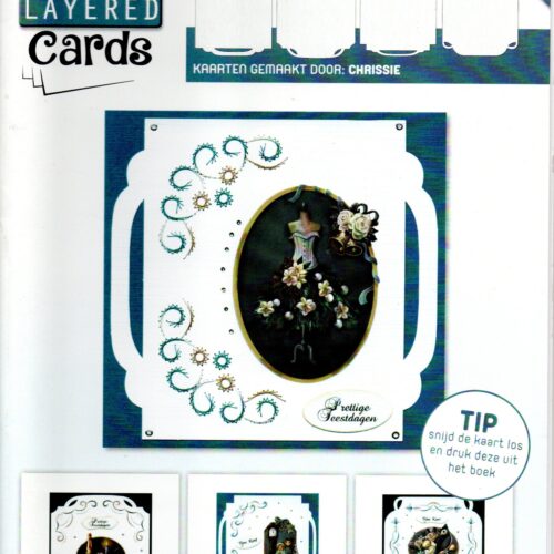 LC4K10029 Findit Media - Hobbyboek - Layered Cards vierkant nr.29