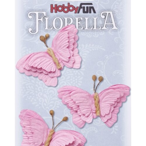 Florella papieren vlinders rose
