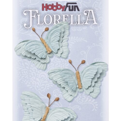 Florella papieren vlinders zachtblauw