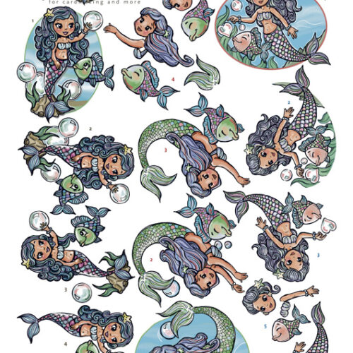 CD11032 - Yvonne Creations - Mermaids.indd