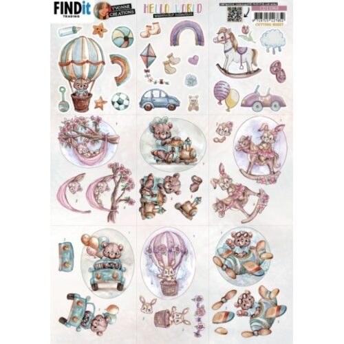 knipvel - Yvonne Creations - Hello World - Mini