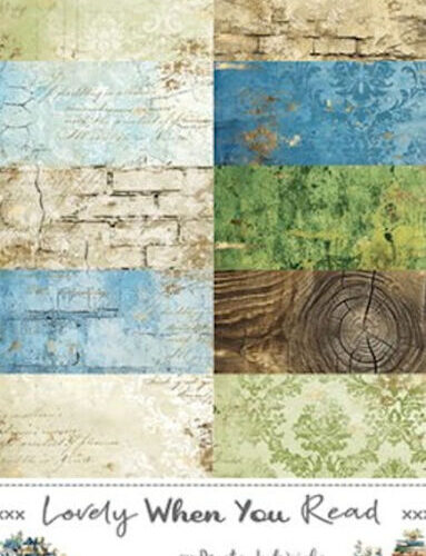 Craft O'Clock basis papierset 15,75x30,5 Lovely when you read