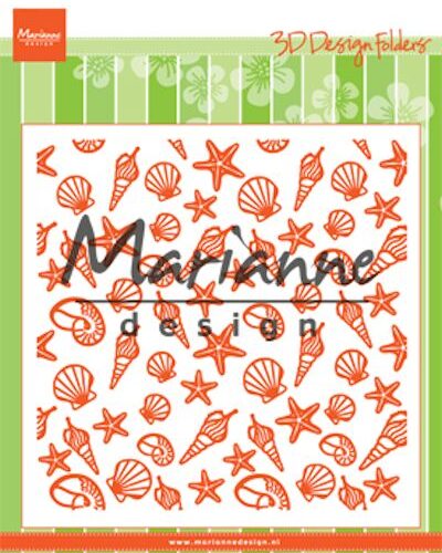DF3448 3D Design folder sea shells
