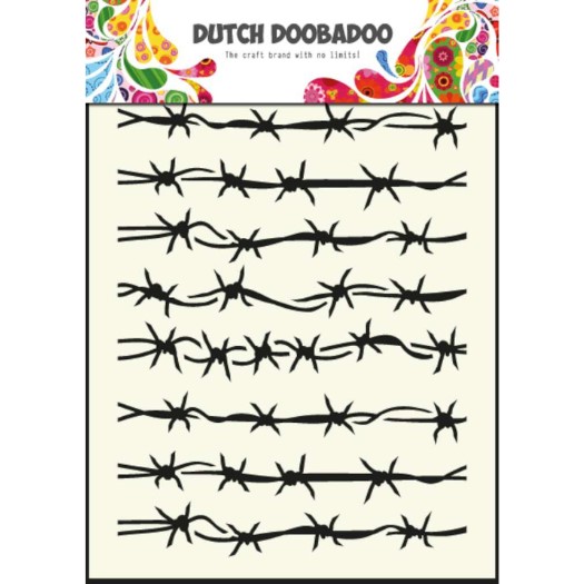 Dutch Mask Art Barbed Wire