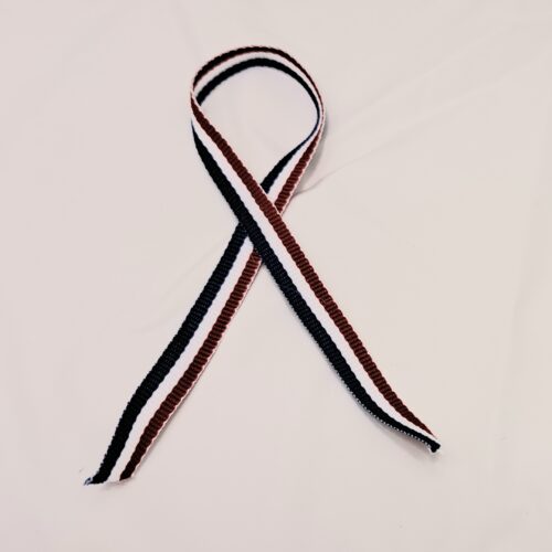 Grosgrain lint rood wit blauw