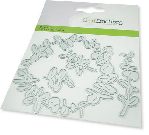 115633-0450 CraftEmotions Die - border rond Eucalyptus 115633-0450 CraftEmotions Die - border rond Eucalyptus