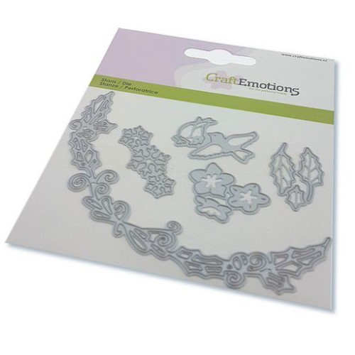 115633/0827 CraftEmotions Die - elfen - winterkrans ovaal CraftEmotions Die - elfen - winterkrans ovaal