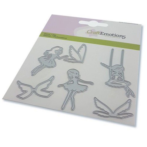 115633/0828 CraftEmotions Die - elfen - 3 elfen CraftEmotions Die - elfen - 3 elfen