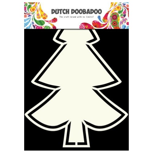 470.713.126 Dutch Doobadoo Shape Art frames kerstboom A5