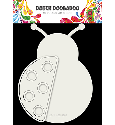 Dutch Doobadoo Card art Lady bug