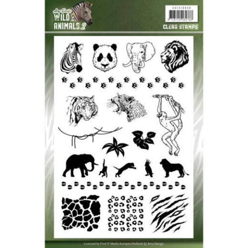 Clear Stamps Amy Design Wild Animals 2