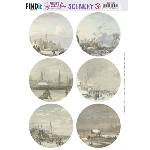 Uitdrukvel Scenery - Berries Beauties - Vintage Dutch Winter Round