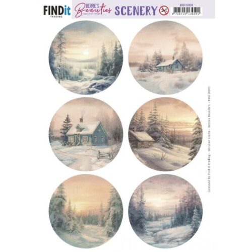 Uitdrukvel - Berries Beauties - Winter Sunsets Round