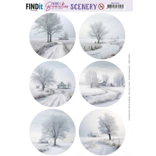 Uitdrukvel - Berries_Beauties- White Winter Round