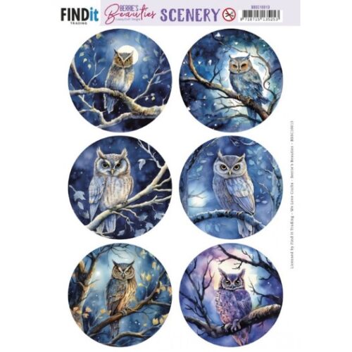 Findit - Uitdrukvel Scenery - Berries Beauties - Owl Round