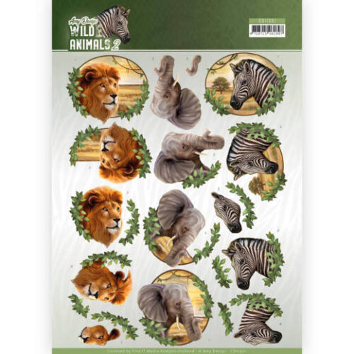 Knipvel wild animals afrika