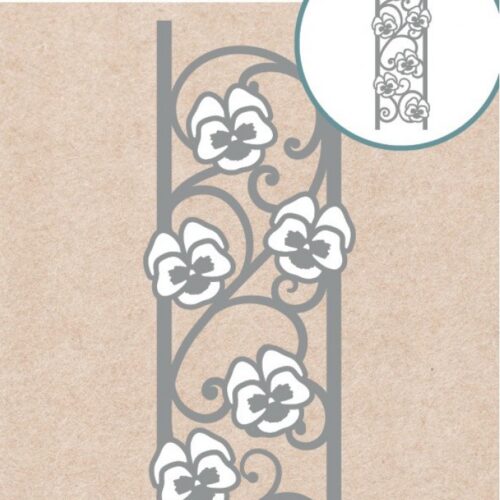 CDECD0138 Card Deco Essentials Cutting Die - Pansies Border
