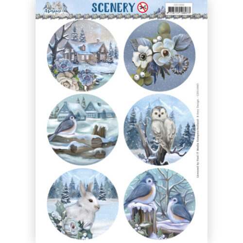 Uitdrukvel Scenery - Amy Design - Awesome Winter Cirkel