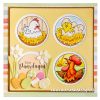 CS1114 Clearstamps - Marianne Design - Peek-a-boo Chicken Family vb