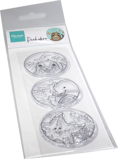 CS1131 Clearstamps - Marianne Design - Peek-a-Boo Ocean vb