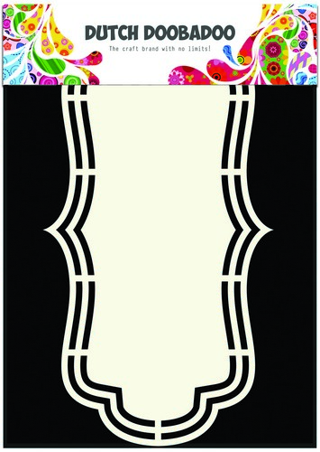 Dutch Doobadoo sjabloon frames etiket A5