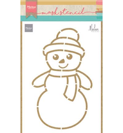 PS8018 Craft stencils Snowman by Marleen